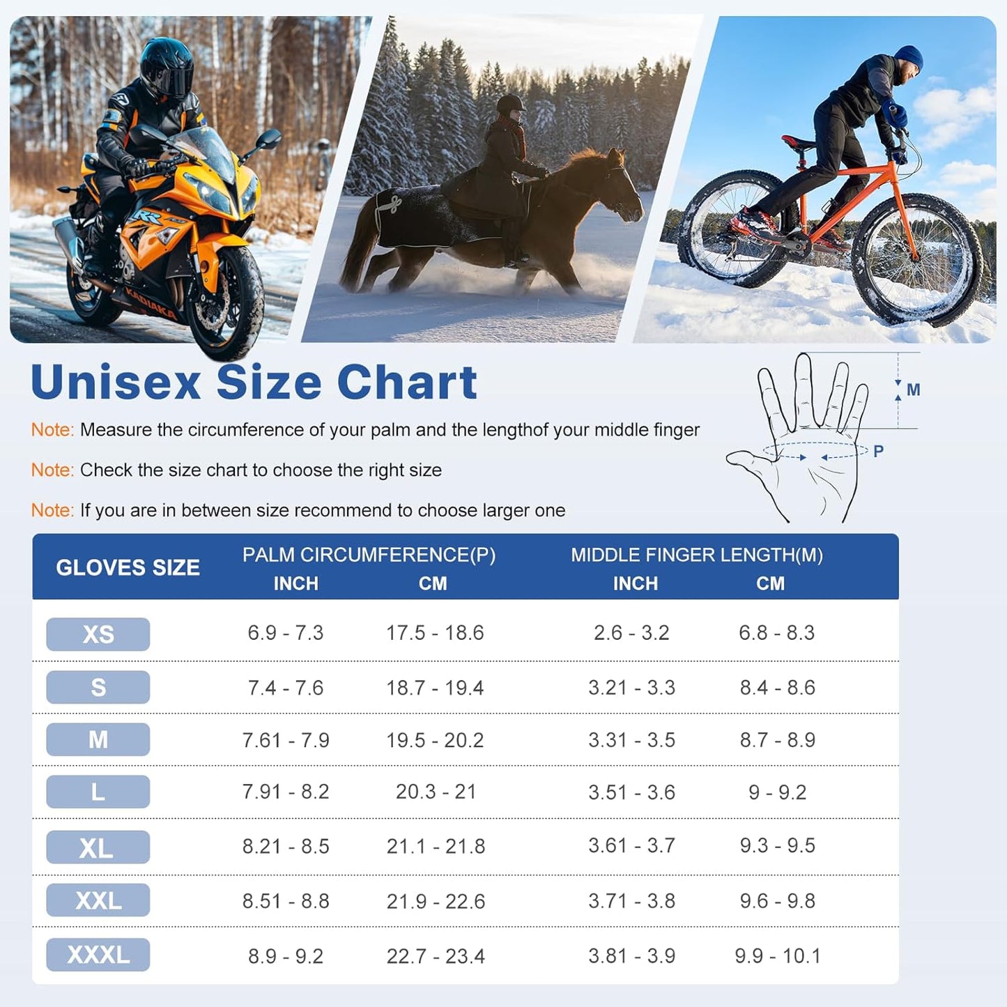 ed Gloves for Men and Women,Rechargeable Heated Electric Gloves,Suitable for Winter Outdoor Work,Skiing,Cycling,Running,Hiking,Etc.